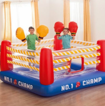 ring de boxeo inflable para niños